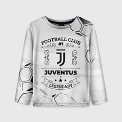 Лонгслив детский Juventus Football Club Number 1 Legendary, цвет: 3D-принт