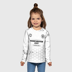 Лонгслив детский Manchester City Champions Униформа, цвет: 3D-принт — фото 2