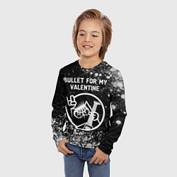 Лонгслив детский Bullet For My Valentine - КОТ - Арт, цвет: 3D-принт — фото 2