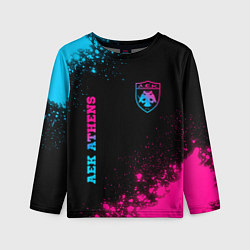 Детский лонгслив AEK Athens - Neon Gradient