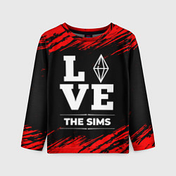 Лонгслив детский The Sims Love Классика, цвет: 3D-принт