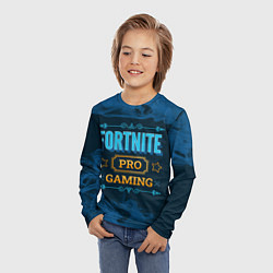 Лонгслив детский Игра Fortnite: PRO Gaming, цвет: 3D-принт — фото 2