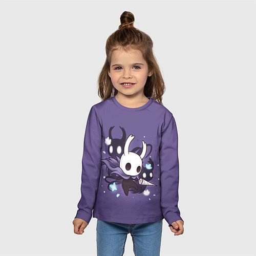 Детский лонгслив Game Hollow Knight: рыцарь / 3D-принт – фото 5