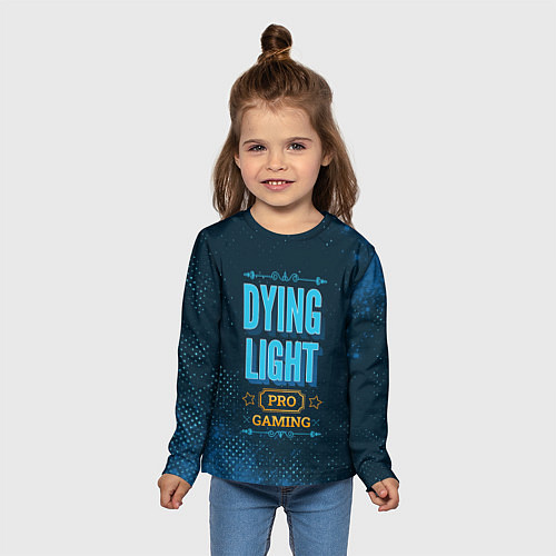 Детский лонгслив Игра Dying Light: pro gaming / 3D-принт – фото 5