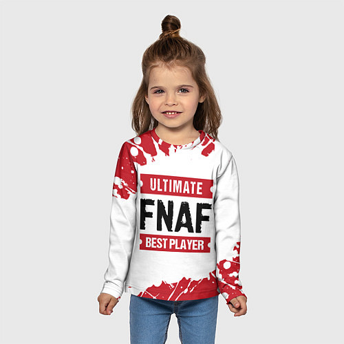 Детский лонгслив FNAF: Best Player Ultimate / 3D-принт – фото 5