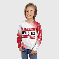 Лонгслив детский Deus Ex: Best Player Ultimate, цвет: 3D-принт — фото 2