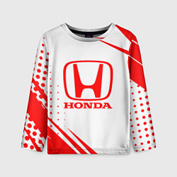 Лонгслив детский Honda - sport, цвет: 3D-принт