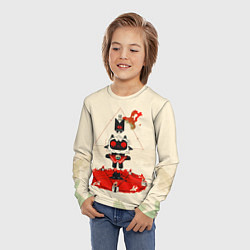 Лонгслив детский Cult of the lamb art, цвет: 3D-принт — фото 2