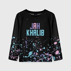 Лонгслив детский Jah Khalib - краска, цвет: 3D-принт