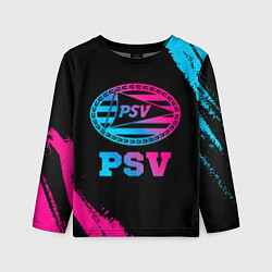 Лонгслив детский PSV - neon gradient, цвет: 3D-принт