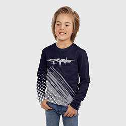 Лонгслив детский Crysis Remastered - краска, цвет: 3D-принт — фото 2