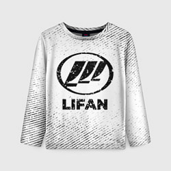 Детский лонгслив Lifan с потертостями на светлом фоне