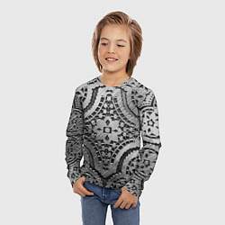 Лонгслив детский Кружевная кольчуга, цвет: 3D-принт — фото 2