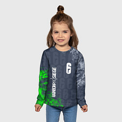 Лонгслив детский Rainbow six siege - краска, цвет: 3D-принт — фото 2