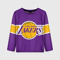 Лонгслив детский LA Lakers NBA, цвет: 3D-принт