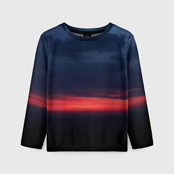 Детский лонгслив Кавказская заря