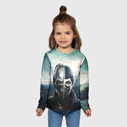Лонгслив детский Dishonored - Эмили Колдуин, цвет: 3D-принт — фото 2