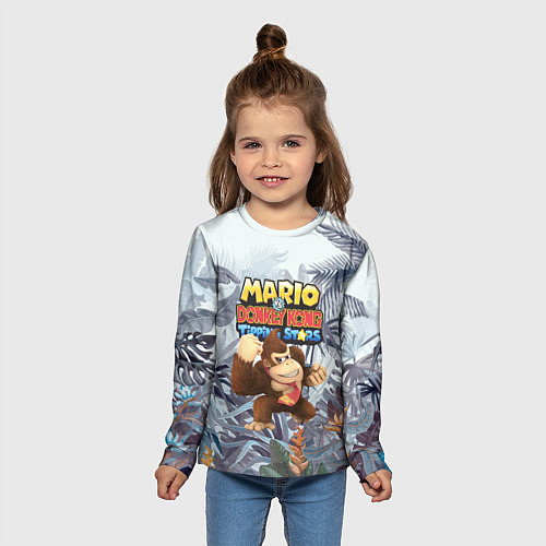 Детский лонгслив Mario Donkey Kong - Nintendo - Gorilla / 3D-принт – фото 5