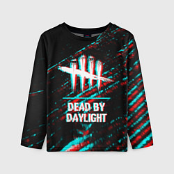 Лонгслив детский Dead by Daylight в стиле glitch и баги графики на, цвет: 3D-принт