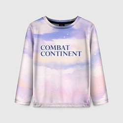 Детский лонгслив Combat Continent sky clouds