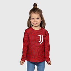 Лонгслив детский Juventus отпечатки, цвет: 3D-принт — фото 2