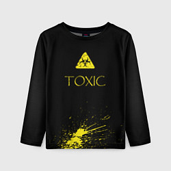 Лонгслив детский TOXIC - Биологическая опасность, цвет: 3D-принт