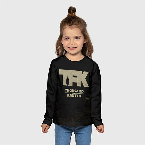 Детский лонгслив TFK - Thousand Foot Krutch / 3D-принт – фото 5