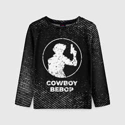 Лонгслив детский Cowboy Bebop с потертостями на темном фоне, цвет: 3D-принт