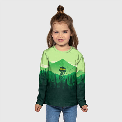 Детский лонгслив Файрвотч / 3D-принт – фото 5