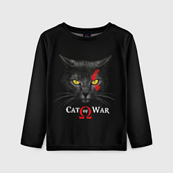 Лонгслив детский Cat of war collab, цвет: 3D-принт