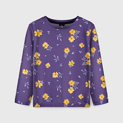 Детский лонгслив Милые цветочки