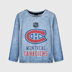 Лонгслив детский Montreal Canadiens - NHL, цвет: 3D-принт