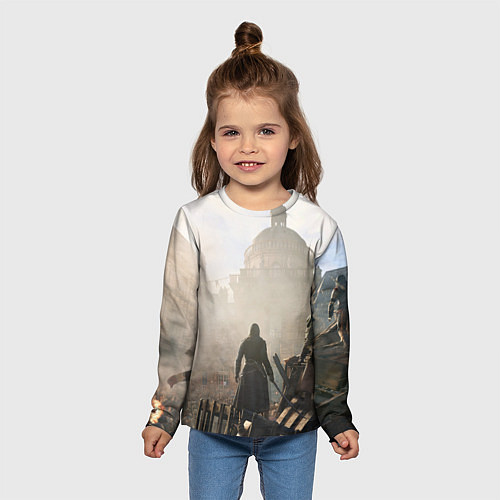 Детский лонгслив Революция ассасинов / 3D-принт – фото 5