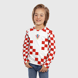 Лонгслив детский Форма сборной Хорватии, цвет: 3D-принт — фото 2