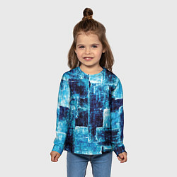 Лонгслив детский Куски льда, цвет: 3D-принт — фото 2