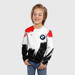 Лонгслив детский BMW art, цвет: 3D-принт — фото 2