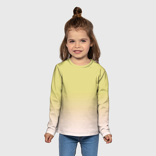 Детский лонгслив Цветовой градиент / 3D-принт – фото 5