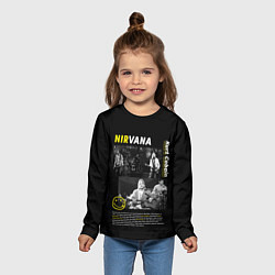 Лонгслив детский Nirvana bio, цвет: 3D-принт — фото 2