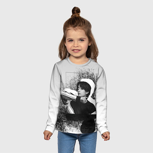 Детский лонгслив Тэхён и его тень / 3D-принт – фото 5