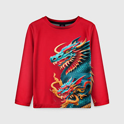 Лонгслив детский Japanese dragon - irezumi, цвет: 3D-принт