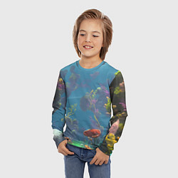 Лонгслив детский Subnautica game, цвет: 3D-принт — фото 2