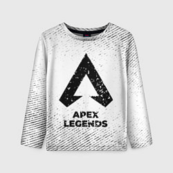 Лонгслив детский Apex Legends с потертостями на светлом фоне, цвет: 3D-принт