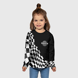 Лонгслив детский Haval racing flag, цвет: 3D-принт — фото 2