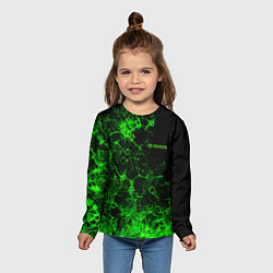 Лонгслив детский Toyota sign, цвет: 3D-принт — фото 2