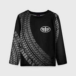 Детский лонгслив FAW tire tracks