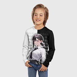 Лонгслив детский Кобэни из аниме человек-бензопила, цвет: 3D-принт — фото 2