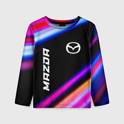 Лонгслив детский Mazda speed lights, цвет: 3D-принт