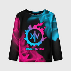 Детский лонгслив Final Fantasy - neon gradient