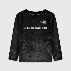 Лонгслив детский Dead by Daylight glitch на темном фоне: символ све, цвет: 3D-принт
