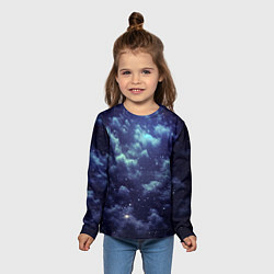 Лонгслив детский Звездная ночь - нейросеть, цвет: 3D-принт — фото 2